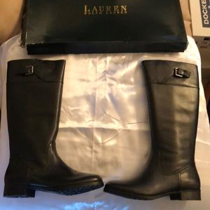 Brand New in Box Ralph Lauren Black Boots
